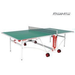 Всепогодный Теннисный стол Donic Outdoor Roller De Luxe зеленый