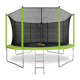 ARLAND Батут 14FT с внутренней страховочной сеткой и лестницей (Light green) (СВЕТЛО-ЗЕЛЕНЫЙ)