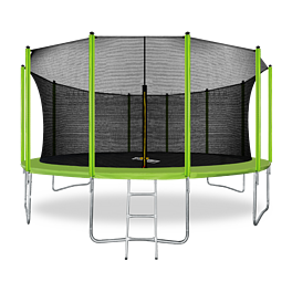 ARLAND Батут 16FT с внутренней страховочной сеткой и лестницей (Light green) (СВЕТЛО-ЗЕЛЕНЫЙ)