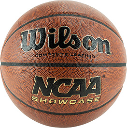 Мяч баск. WILSON NCAA Showcase WTB0907XB, р.7, композит, бут.камера, коричнево-черный