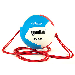 Мяч вол. на растяжках GALA Jump 12, BV5485S, р.5, синт.кожа ПУ, клееный, бут.кам, бел-гол-кр.