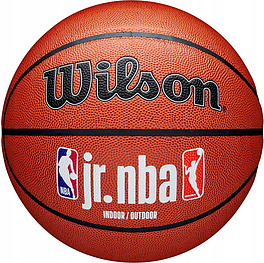 Мяч баск. WILSON JR.NBA Fam Logo Indoor Outdoor, WZ2009801XB, р.5 композит, бутил. кам., коричневый