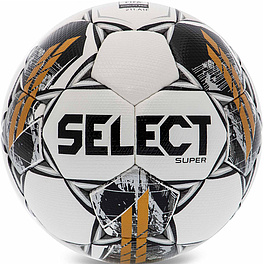 Мяч футб. SELECT Super V23, 3625560001,р.5, FIFA PRO, ПУ-микрофибра, руч.сш., бело-черн-золотой