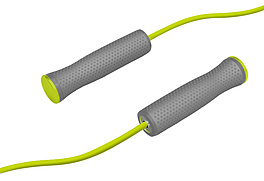 Скакалка утяжеленная PRCTZ WEIGHTED P.V.C. JUMP ROPE, 275 см.