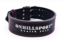 Пояс для пауэрлифтинга с пряжкой, 10 см, OnhillSport