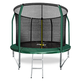 ARLAND Батут премиум 10FT с внутренней страховочной сеткой и лестницей (Dark green) (ТЕМНО-ЗЕЛЕНЫЙ)