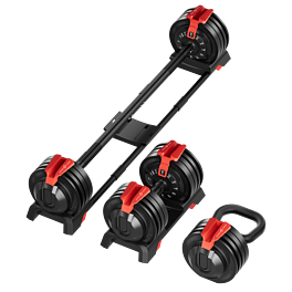 Штанга регулируемая многофункциональная 3 в 1 OXYGEN FITNESS XCROSS 24 кг