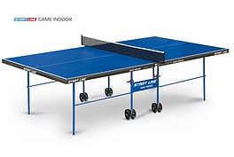 Стол теннисный Game Indoor с сеткой Синий