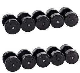 Гантельный ряд POWER (шаг 2,5 кг, 5 пар) PROFI-FIT 40-50 кг