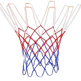 Сетка баскетбольная, D-5,0 мм, триколор, цветная