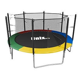 Батут UNIX line Simple 12 ft (Сетка внутри)